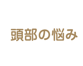 頭部の悩み